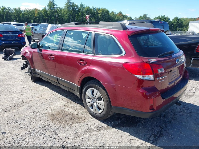 Vin: 4s4brbac2b3311784, lot: 46563728, subaru outback 2.5i 20113