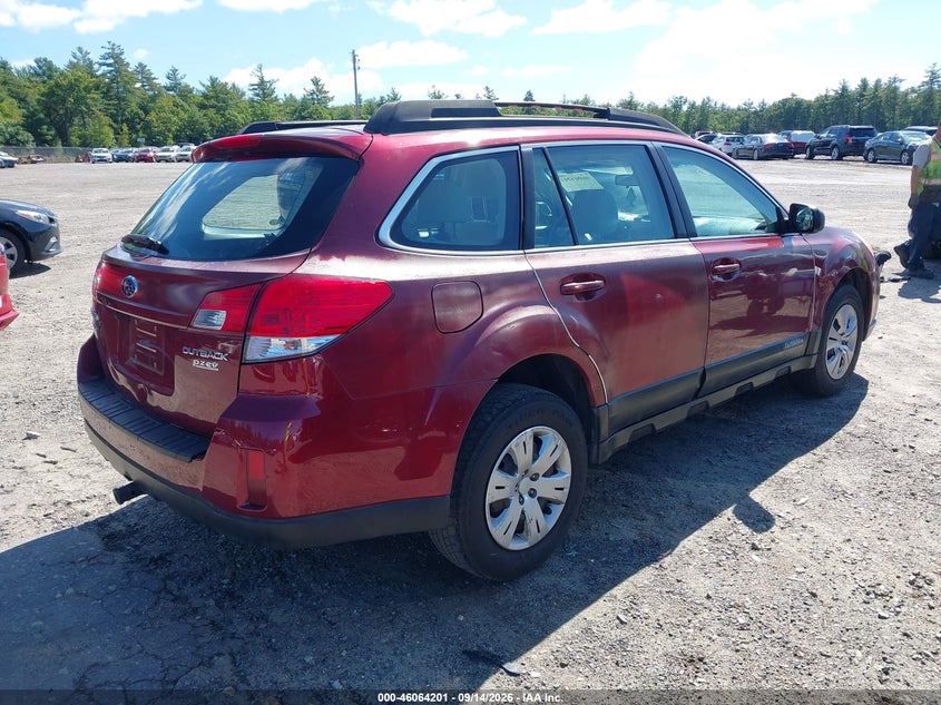 Vin: 4s4brbac2b3311784, lot: 46563728, subaru outback 2.5i 20114