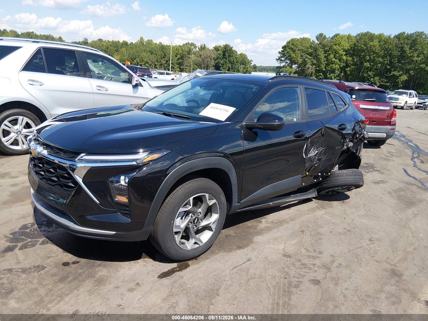 Vin: kl77lhe28rc117137, lot: 46563733, chevrolet trax fwd lt 20242