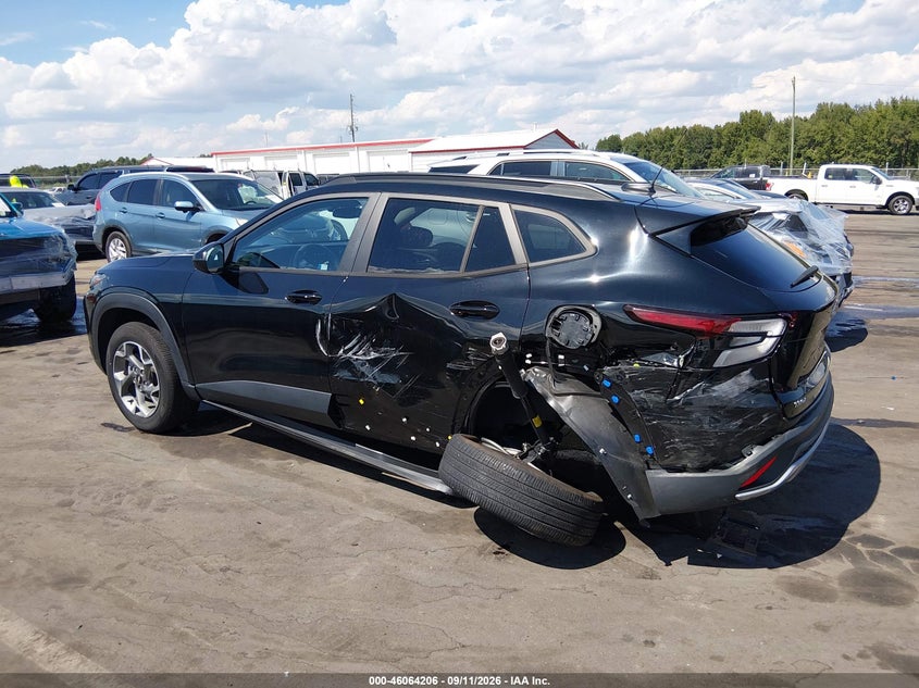 Vin: kl77lhe28rc117137, lot: 46563733, chevrolet trax fwd lt 20243