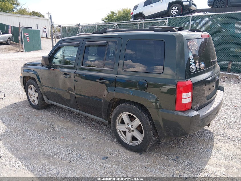 Vin: 1j4nt2gb4ad580826, lot: 46563735, jeep patriot sport 20103