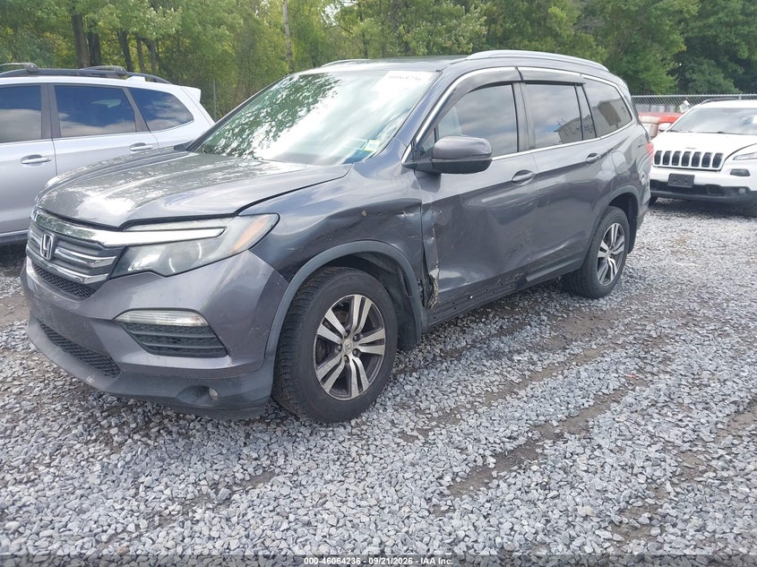 Vin: 5fnyf6h50gb020412, lot: 46563762, honda pilot ex-l 20162