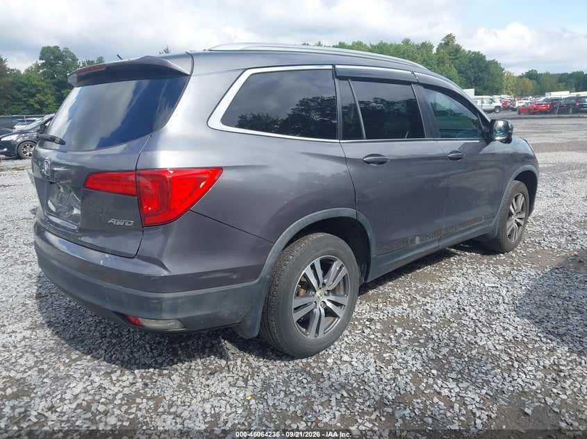 Vin: 5fnyf6h50gb020412, lot: 46563762, honda pilot ex-l 20164
