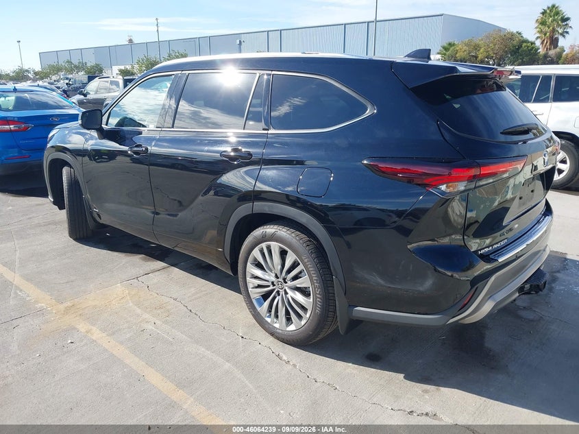 Vin: 5tdebrch6ts723696, lot: 46563766, toyota highlander hybrid platinum 20263