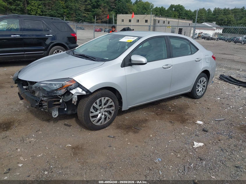 Vin: 2t1burhe3kc151599, lot: 46563767, toyota corolla le 20192