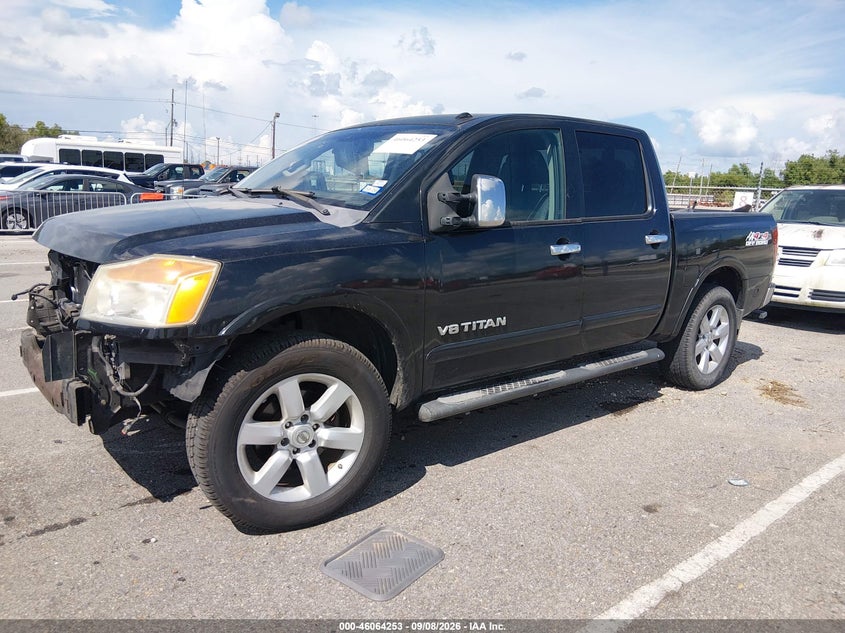 Vin: 1n6ba0ec8cn327260, lot: 46563780, nissan titan sl 20122
