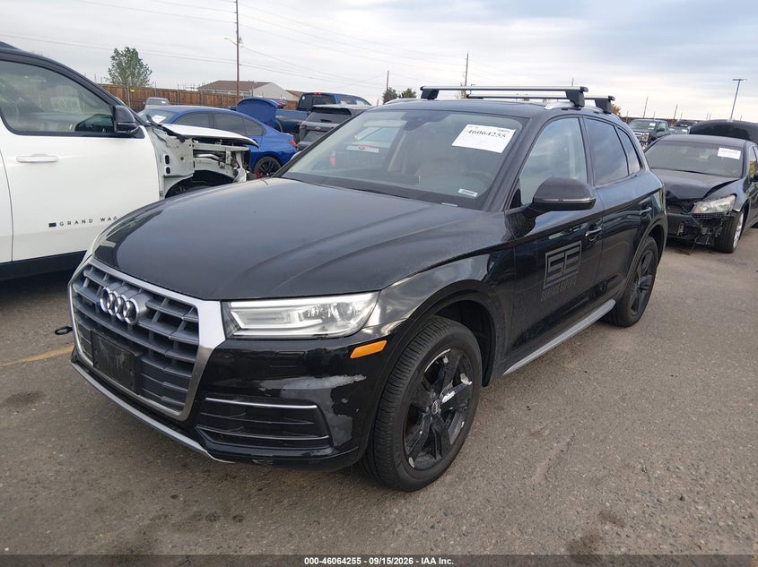 Vin: wa1anafy2j2206610, lot: 46563783, audi q5 2.0t premium 20182