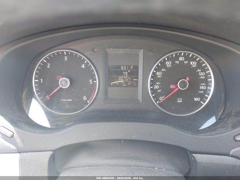 2012 VOLKSWAGEN JETTA SEDAN 2.0L I-4 DI, DOHC, TURBO, 140HP