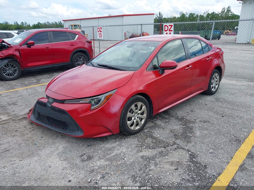 Vin: jtdeprae3lj041835, lot: 46563802, toyota corolla le 20202