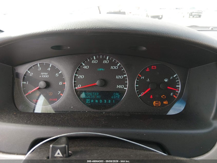2011 CHEVROLET IMPALA SEDAN 3.5L V-6 VVT, 211HP