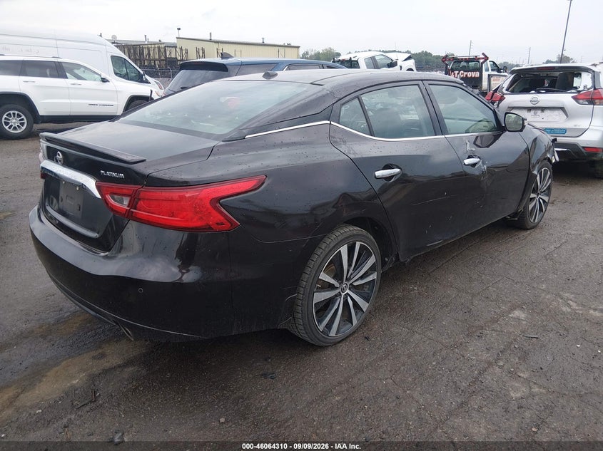 2016 NISSAN MAXIMA auction photo 4