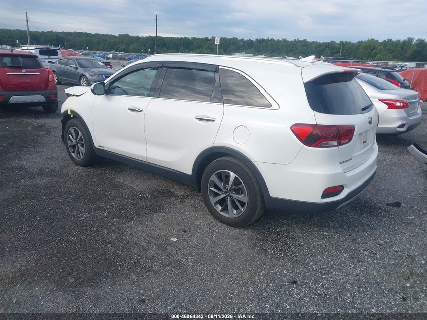 Vin: 5xyphda50kg475248, lot: 46563870, kia sorento 3.3l ex 20193