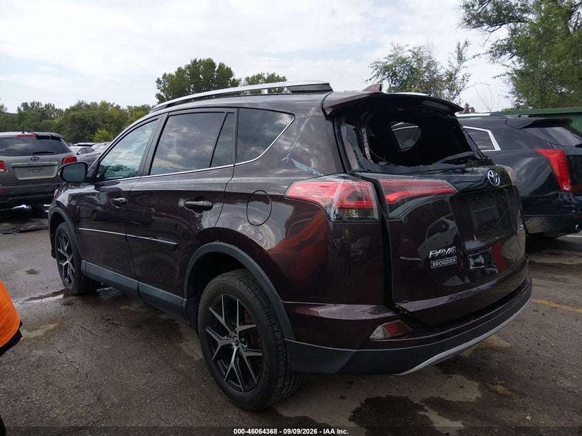 Vin: 2t3nfrev8gw246880, lot: 46563895, toyota rav4 se 20163