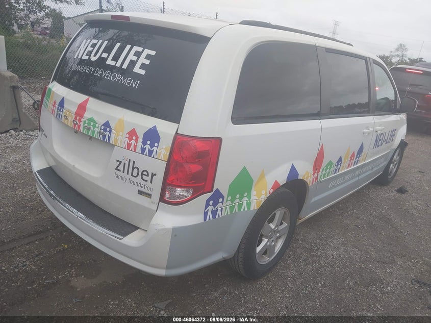 Vin: 2c4rdgcg6dr581867, lot: 46563899, dodge grand caravan sxt 20134