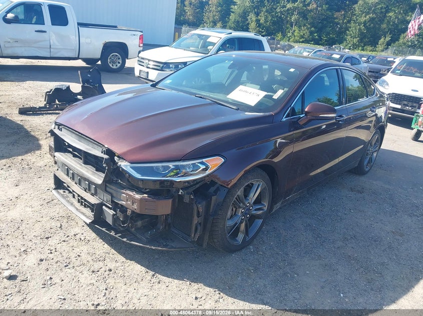 Vin: 3fa6p0vp3kr125370, lot: 46563905, ford fusion sport 20192