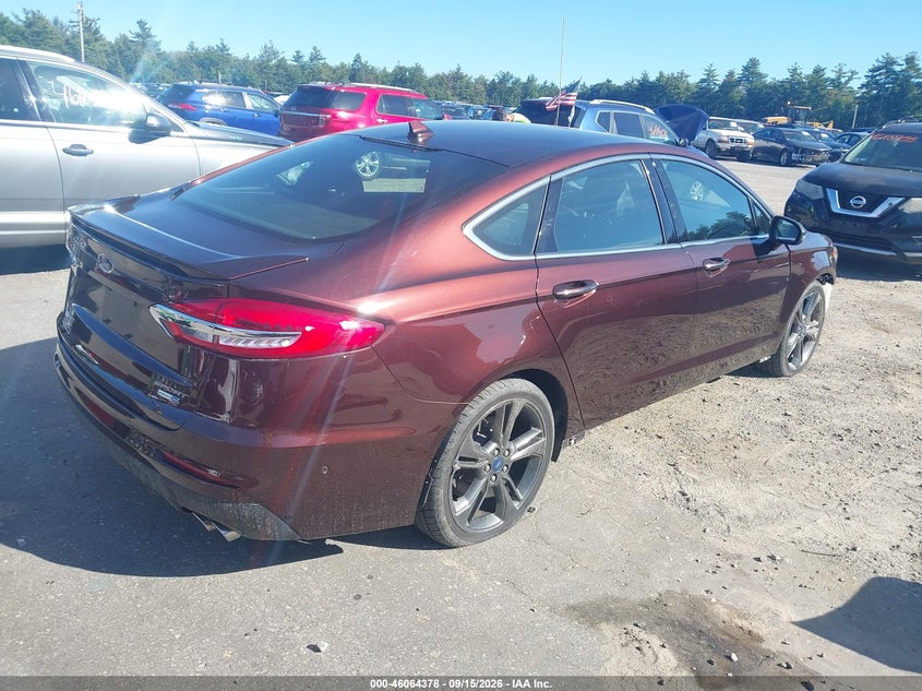 Vin: 3fa6p0vp3kr125370, lot: 46563905, ford fusion sport 20194