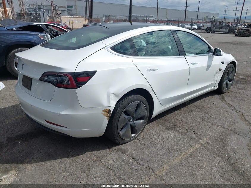 Vin: 5yj3e1ea6lf741118, lot: 46564008, tesla model 3 standard range plus rear-wheel drive/standard range rear-wheel drive 20204