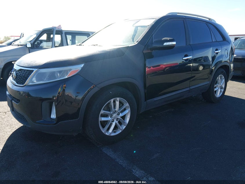 Vin: 5xykt3a61eg476537, lot: 46564089, kia sorento lx 20142