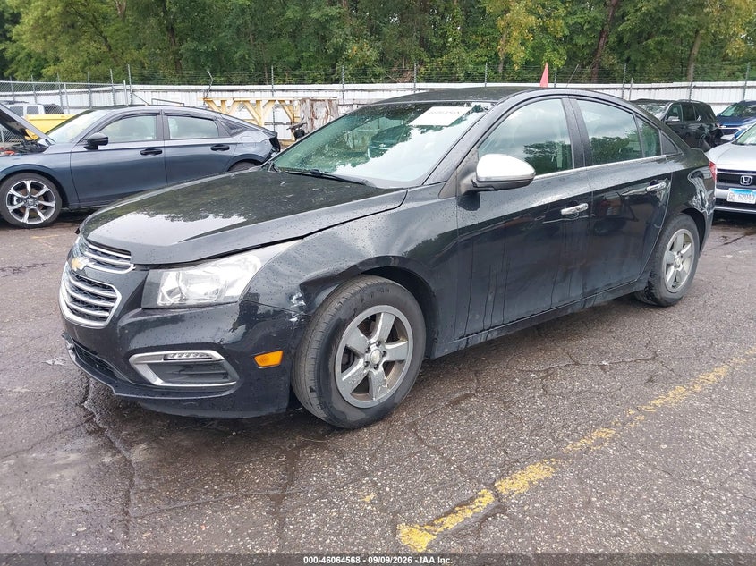 2015 Chevrolet Cruze 1Lt Auto, Левый бок, IAAI, VIN 1G1PC5SB1F7203151 — фото 2