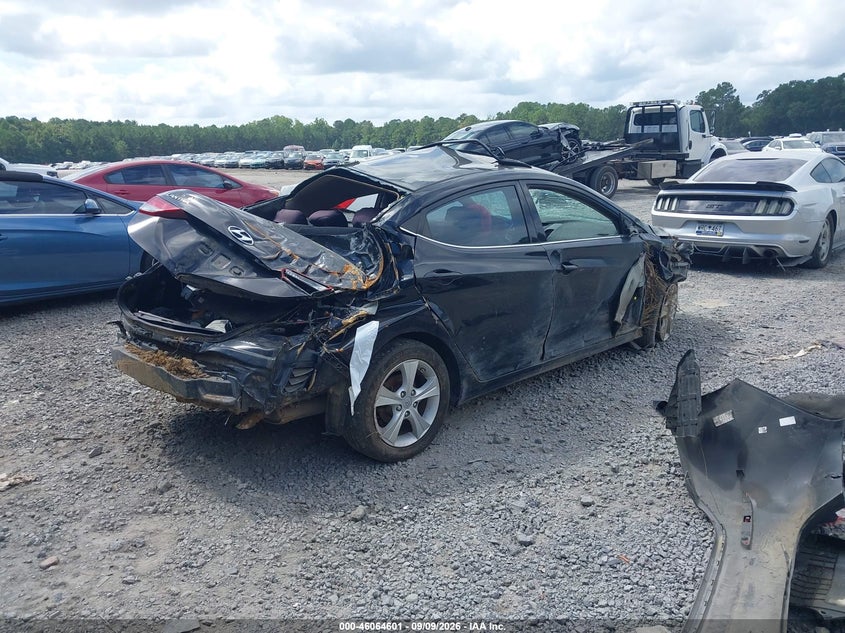 Vin: kmhdh4ae0gu520600, lot: 46564128, hyundai elantra value edition 20164