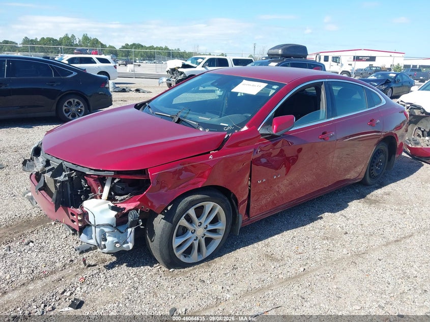 Vin: 1g1zd5st6jf106623, lot: 46564162, chevrolet malibu lt 20182