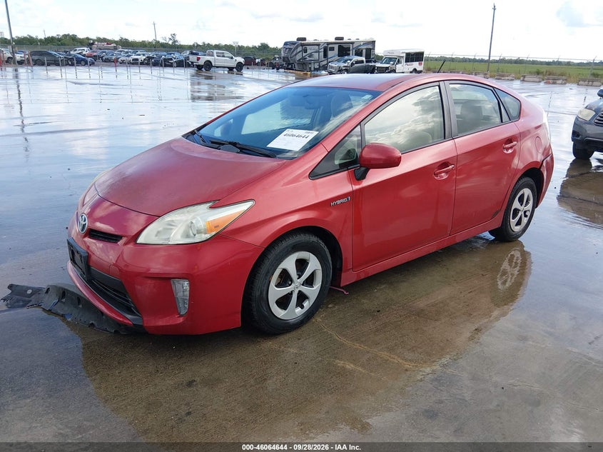 2013 TOYOTA PRIUS auction photo 2