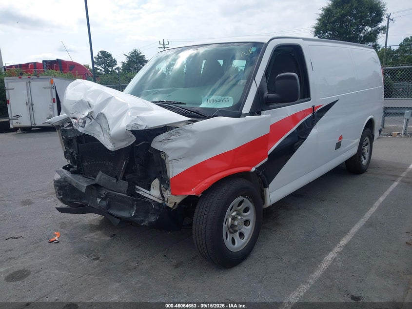 Vin: 1gcsgaf45d1155759, lot: 46564180, chevrolet express 1500 work van 20132