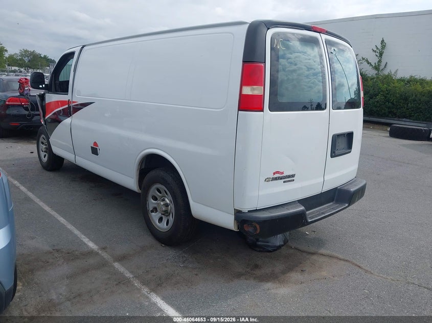 Vin: 1gcsgaf45d1155759, lot: 46564180, chevrolet express 1500 work van 20133