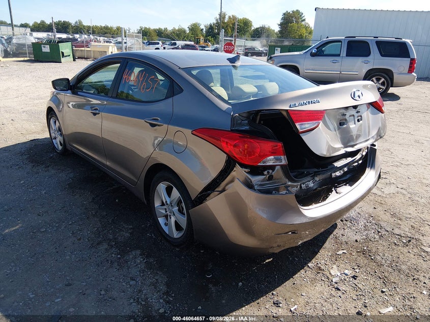 Vin: 5npdh4ae8dh409724, lot: 46564184, hyundai elantra gls 20133