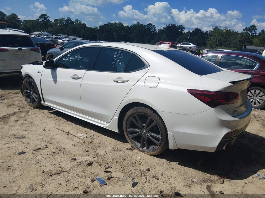 Vin: 19uub2f69ja008100, lot: 46564218, acura tlx tech   a-spec pkgs 20183