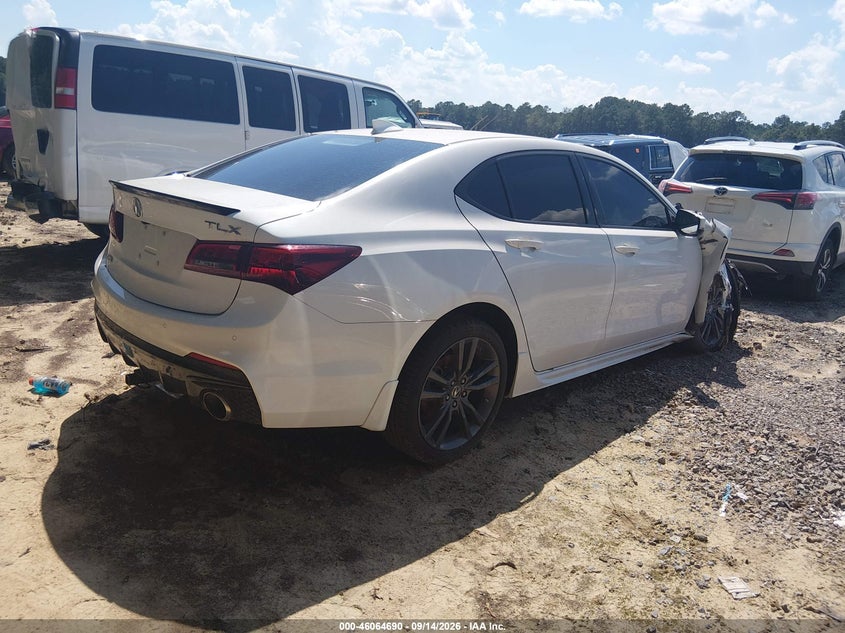 Vin: 19uub2f69ja008100, lot: 46564218, acura tlx tech   a-spec pkgs 20184