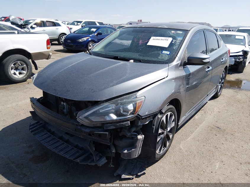 2017 Nissan Sentra, Удар спереду, IAAI, VIN 3N1AB7AP5HY376538 — фото 2