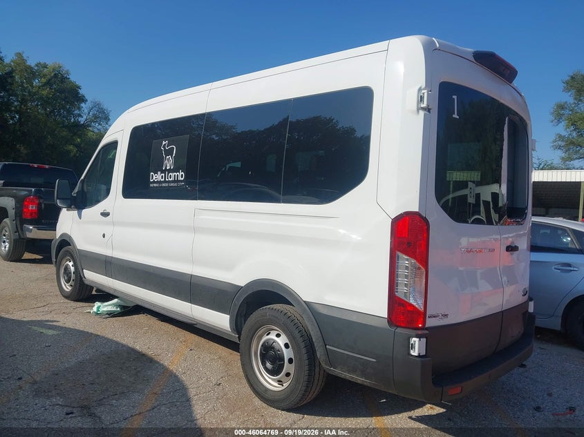 Vin: 1fbax2c80pkb47144, lot: 46564296, ford transit-350 passenger van xl 20233