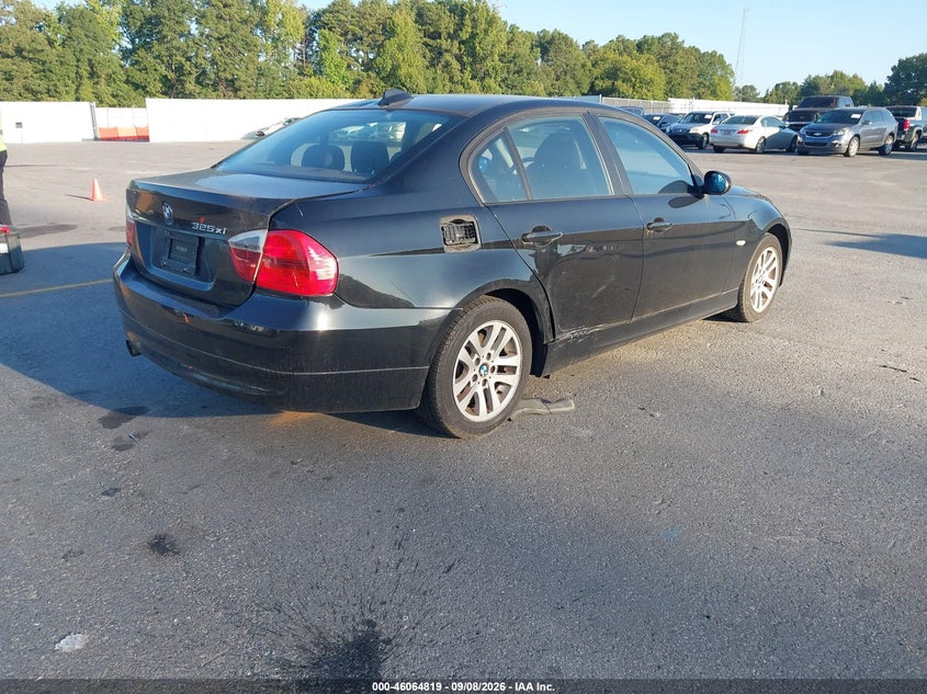 BMW 325XI 2006 VIN WBAVD135X6KV07702