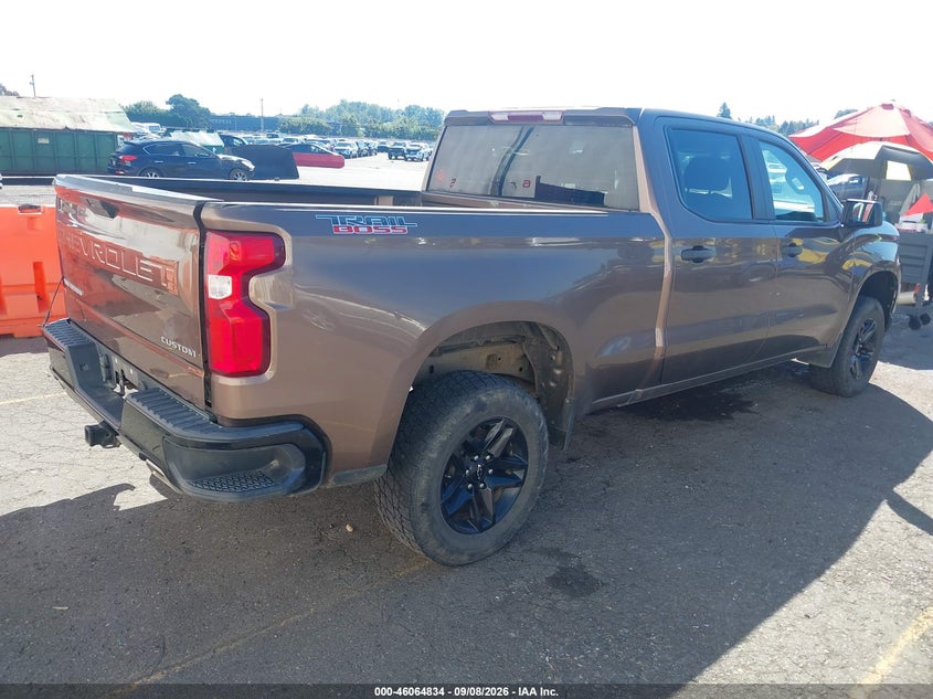 Vin: 3gcpycefxkg268686, lot: 46564361, chevrolet silverado 1500 custom trail boss 20194