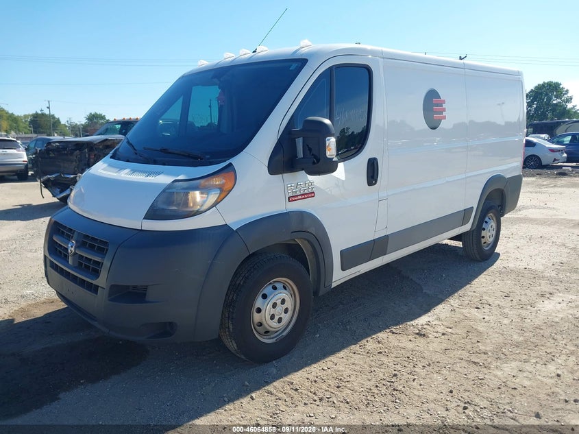 Vin: 3c6trvagxge105584, lot: 46564385, ram promaster 1500 low roof 20162
