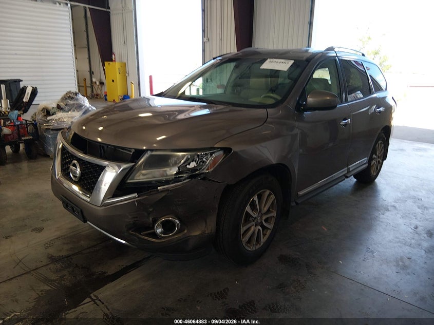 2014 NISSAN PATHFINDER auction photo 2
