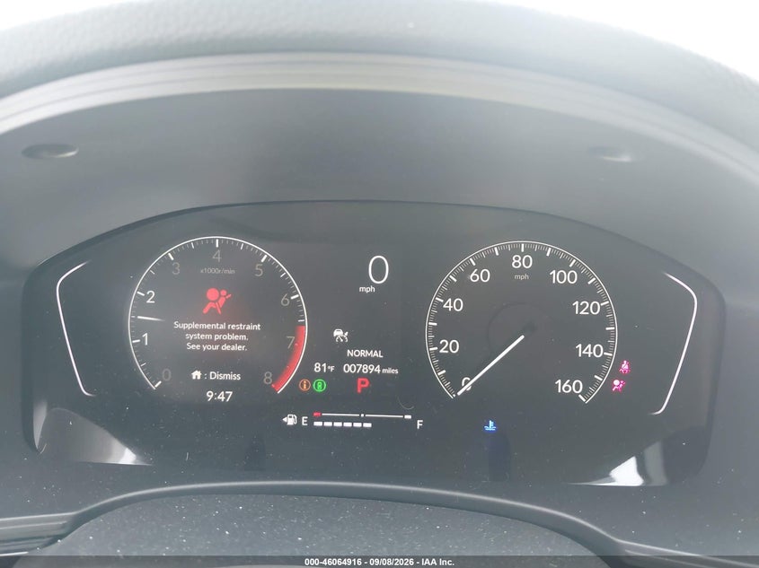 HONDA CIVIC 2026 VIN 19XFL2H87TE020085