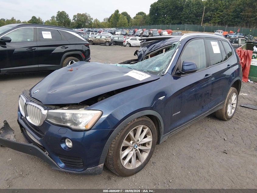 Vin: 5uxwx9c33h0t22965, lot: 46564444, bmw x3 xdrive28i 20172