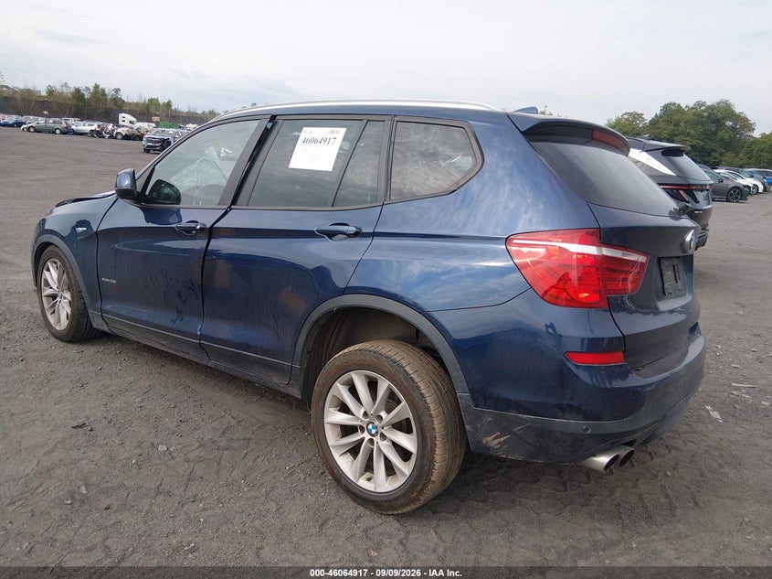 Vin: 5uxwx9c33h0t22965, lot: 46564444, bmw x3 xdrive28i 20173