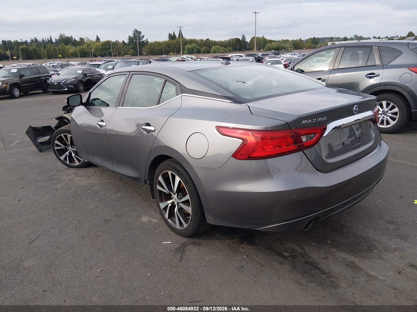 Vin: 1n4aa6ap2hc444397, lot: 46564459, nissan maxima 3.5 sv 20173