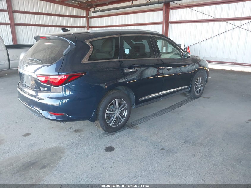 Vin: 5n1dl0mm9hc511198, lot: 46564462, infiniti qx60 20174