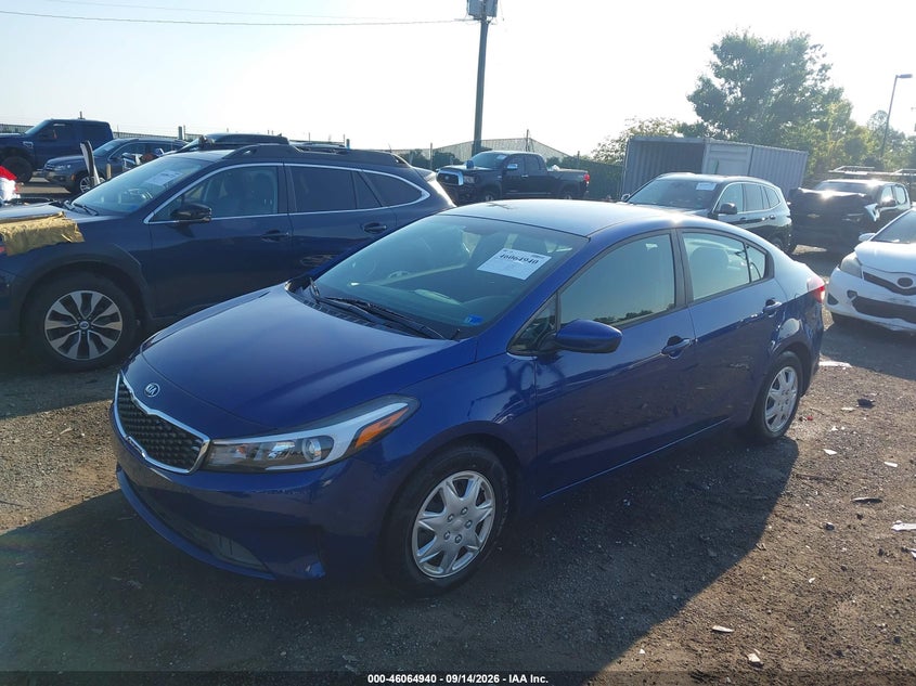 Vin: 3kpfl4a75je193890, lot: 46564467, kia forte lx 20182