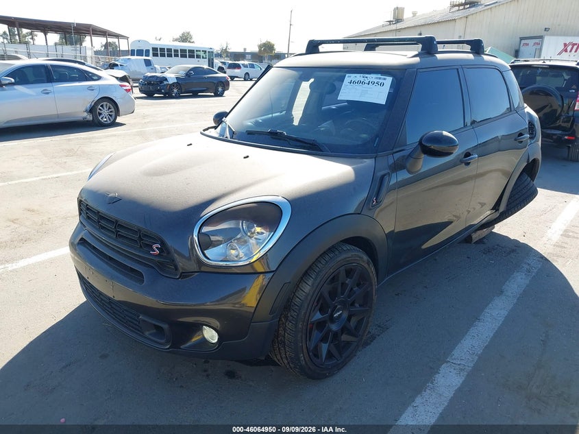 Vin: wmwzc3c53gwt10834, lot: 46564477, mini countryman cooper s 20162