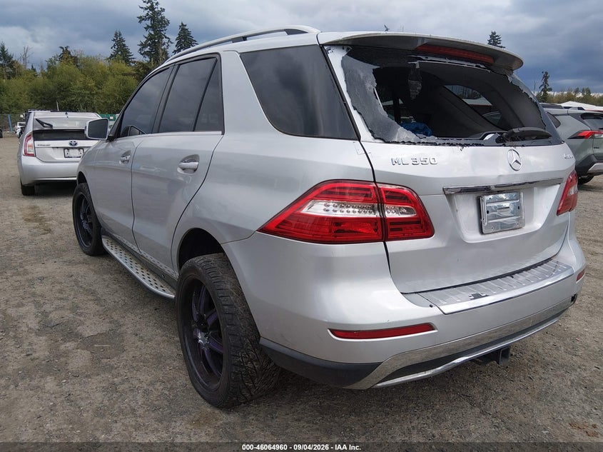 2015 MERCEDES-BENZ ML 350 auction photo 3