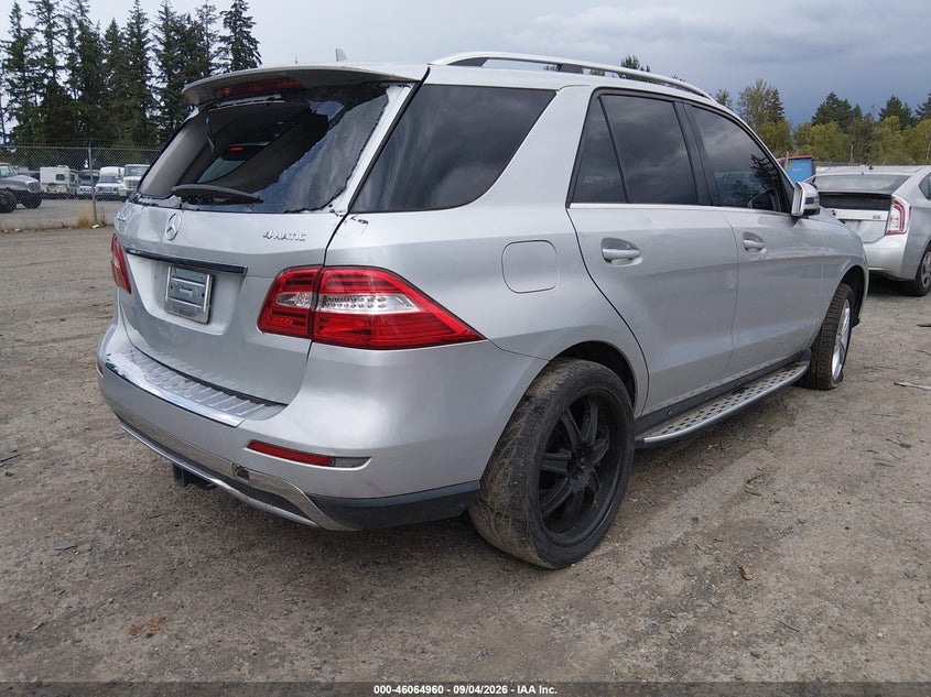 2015 MERCEDES-BENZ ML 350 auction photo 4
