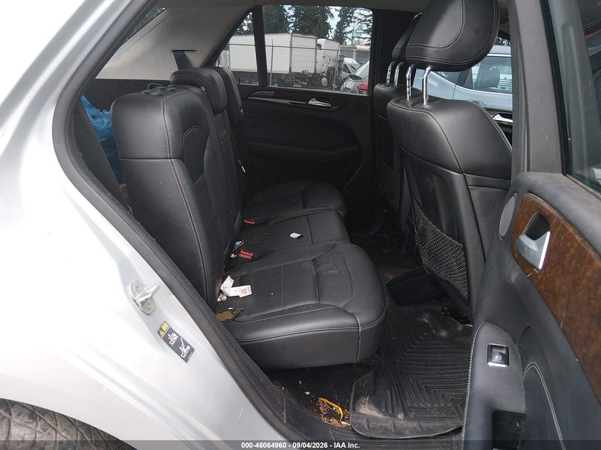 2015 MERCEDES-BENZ ML 350 auction photo 8