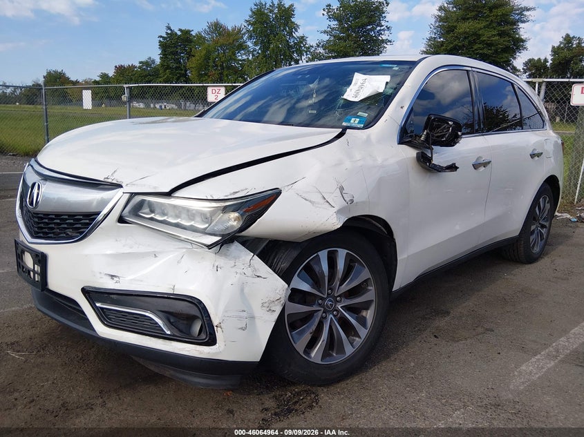Vin: 5fryd4h40gb047755, lot: 46564491, acura mdx technology   acurawatch plus packages/technology package 20162