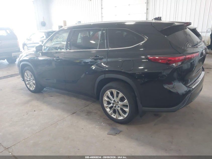 Vin: 5tddzrbh8ls021341, lot: 46564562, toyota highlander limited 20203