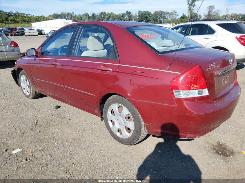 KIA SPECTRA 2007 VIN KNAFE121875410658